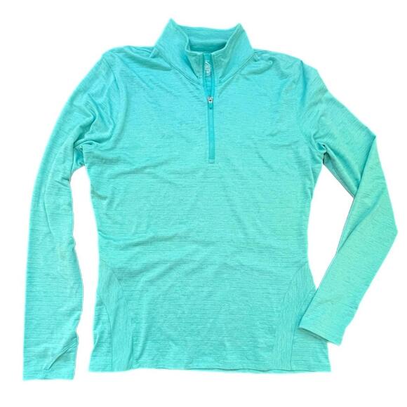 Slazenger Tops - Slazenger Women’s‎ Aqua Golf Quarter Zip Athletic Top Size M